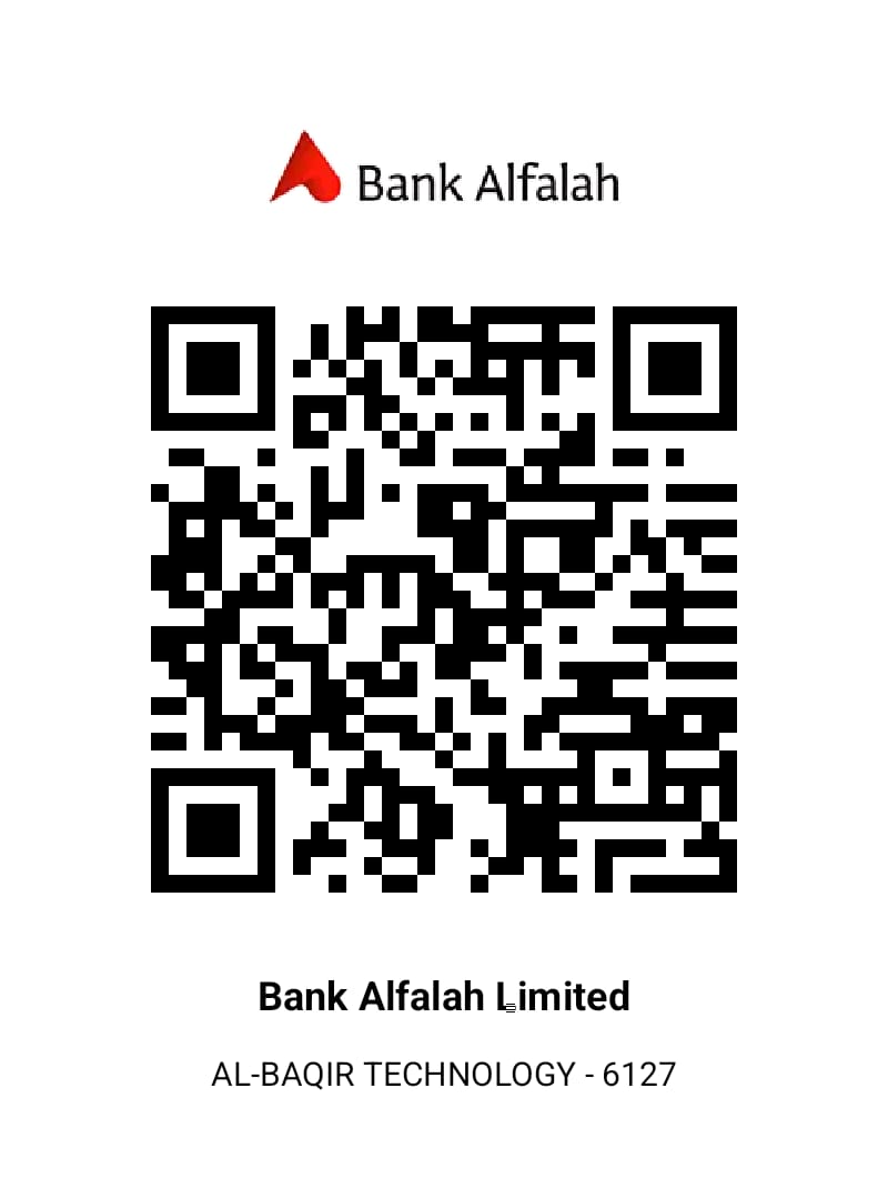 Bank Alfalah Scan & Pay QR Code - Al-Baqir Technology